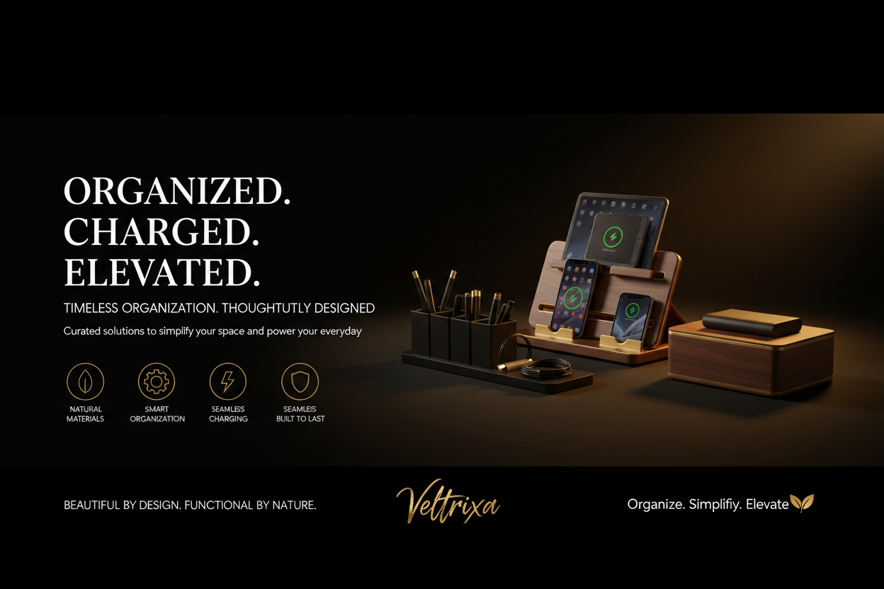Veltrixa Dark Luxury Banner